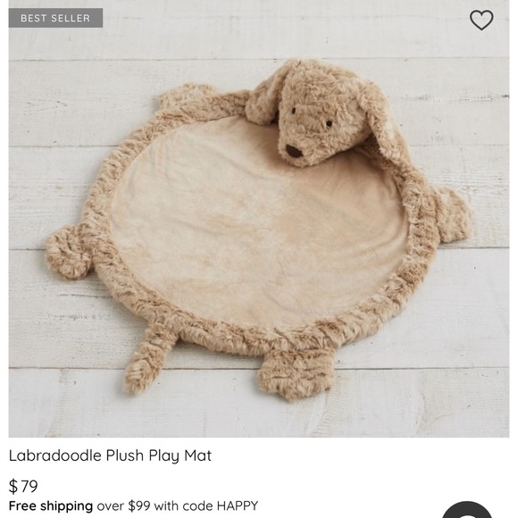 Pottery Barn Kids Toys Pottery Barn Kids Labradoodle Playmat For